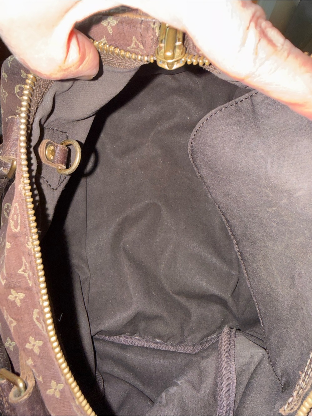 Louis Vuitton Brown Canvas Monogram Speedy with Dark Leather Trim - Picture 12 of 14